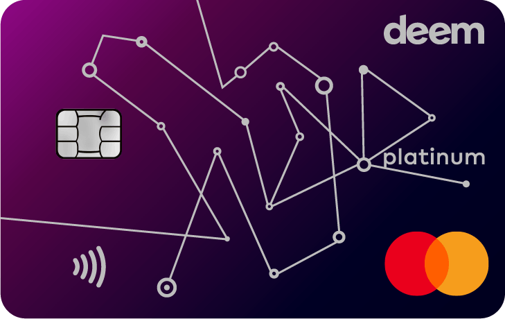 Deem Mastercard Platinum Miles Up Credit Card | Deem Credit Cards