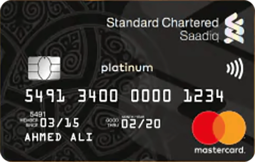 Standard Chartered Saadiq Platinum (Ujrah) Card | Standard Chartered Bank (SCB) Credit Cards