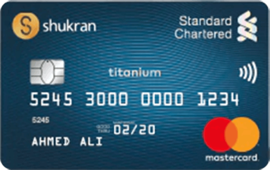 Standard Chartered Shukran Titanium Credit Card | Standard Chartered Bank (SCB) Credit Cards