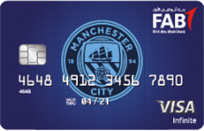 FAB Manchester City FC Infinite Card | First Abu Dhabi Bank (FAB) Credit Cards