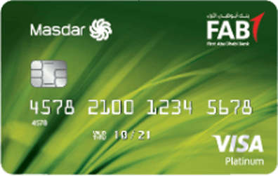 FAB Masdar Platinum Credit Card | First Abu Dhabi Bank (FAB) Credit Cards