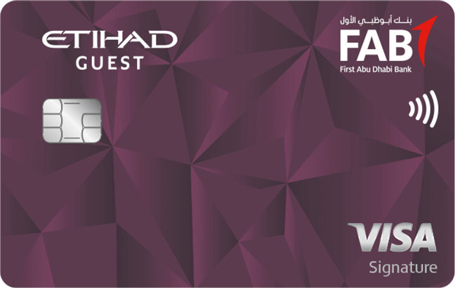 FAB Etihad Guest Signature Credit Card | First Abu Dhabi Bank (FAB) Credit Cards