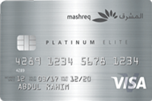 Mashreq Platinum Elite Visa Card | Mashreq Bank Credit Cards