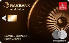 RAKBANK Emirates Skywards World Elite Mastercard Credit Card | RAKBANK Credit Cards