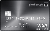 CBD Visa Infinite Card | Commercial Bank of Dubai (CBD) Credit Cards