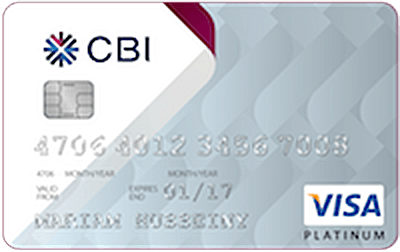 CBI Visa Platinum Credit Card | Commercial Bank International (CBI) Credit Cards