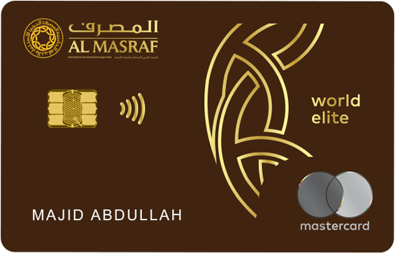 Al Masraf World Elite Mastercard | Al Masraf Credit Cards
