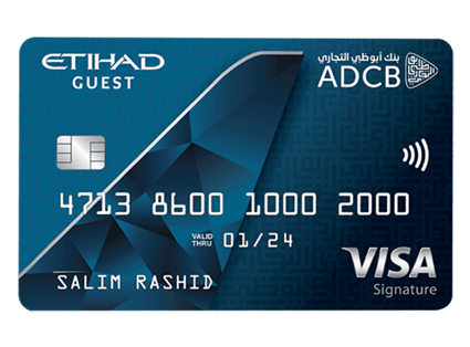 ADCB Etihad Guest Signature Credit Card | Abu Dhabi Commercial Bank (ADCB) Credit Cards